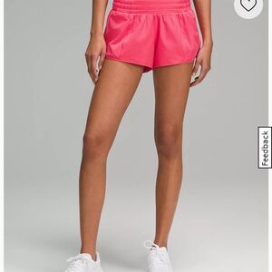 lululemon athletica Women's Pink Athletic Shorts
